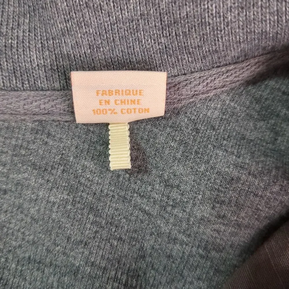 Tommy Bahama Half-Zip Charcoal Heather Antigua Cove Mens X-Large Relax Pullover - Picture 14 of 15